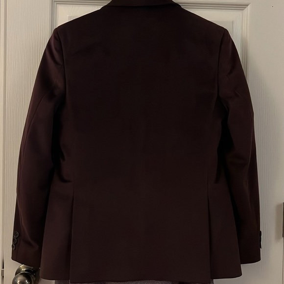 LAUREN RALPH LAUREN VELVET BLAZER WITH FAUX POCKET SQUARE - Picture 4 of 6